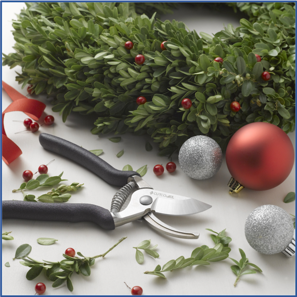 pruners and holiday spirit
